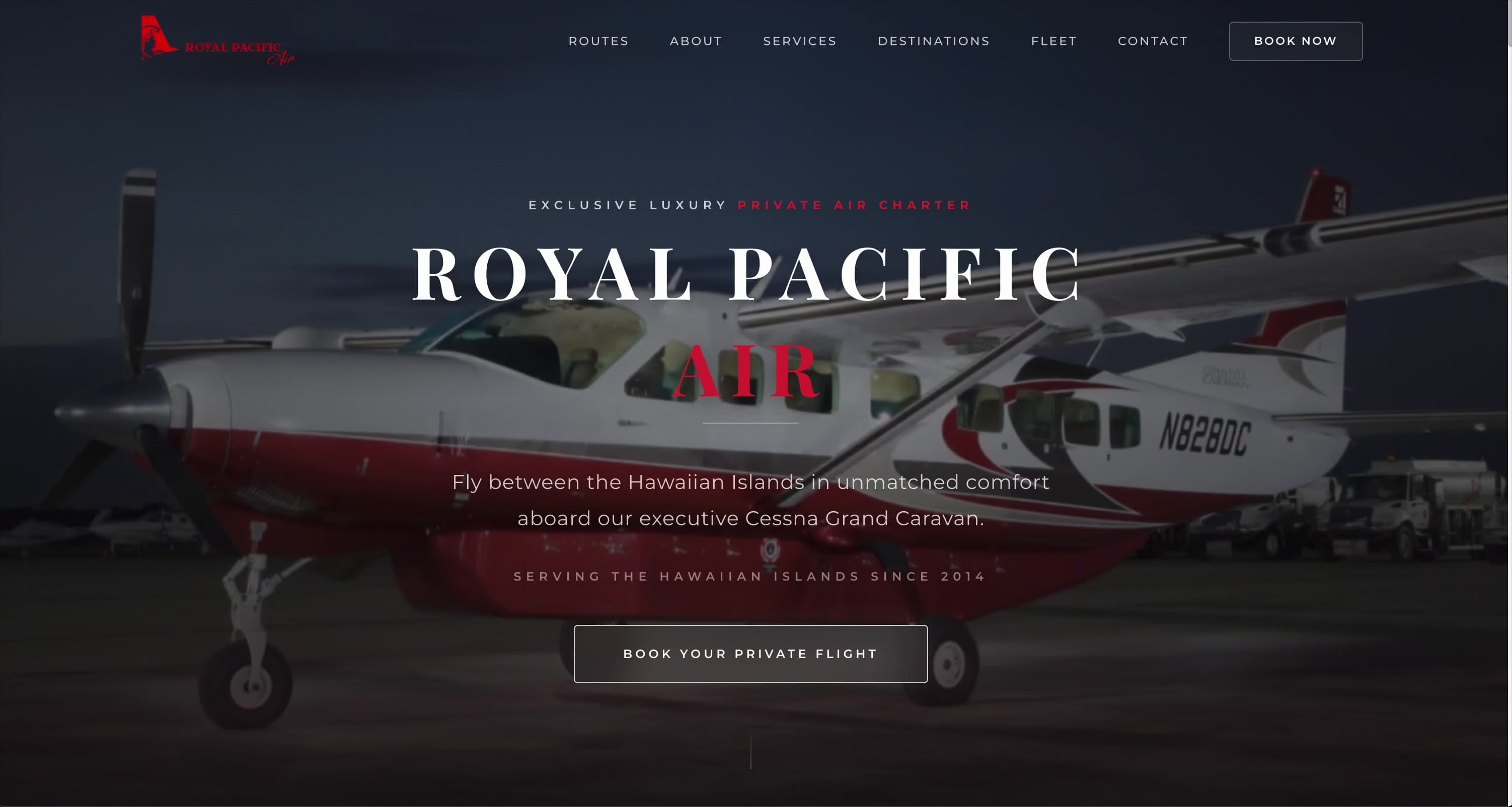 Royal Pacific Air website